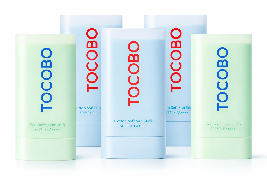 TOCOBO | Sun Stick Duo (Cotton Soft & Cica Cooling)