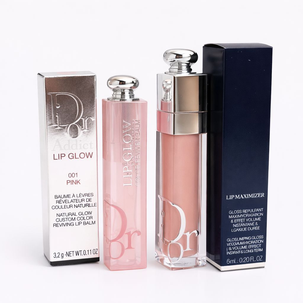 Dior | Addict Lip Glow & Lip Maximizer Duo - 001 Pink